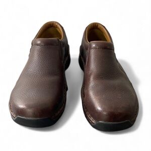 Red Wing Clog‎ Women’s Steel Toe Shoes Size 6.5 D Brown Leather Slip On Work 37